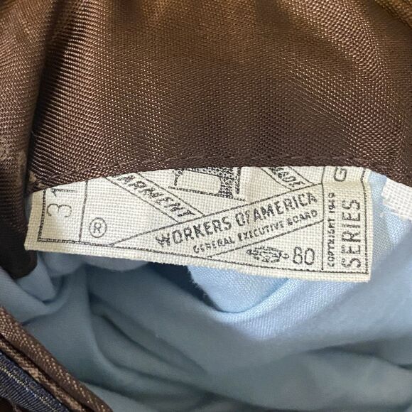 Vintage Pendleton Wool Blazer Jacket Brown Herringbone 100% Virgin Wool 1970s/80 - Picture 4 of 14